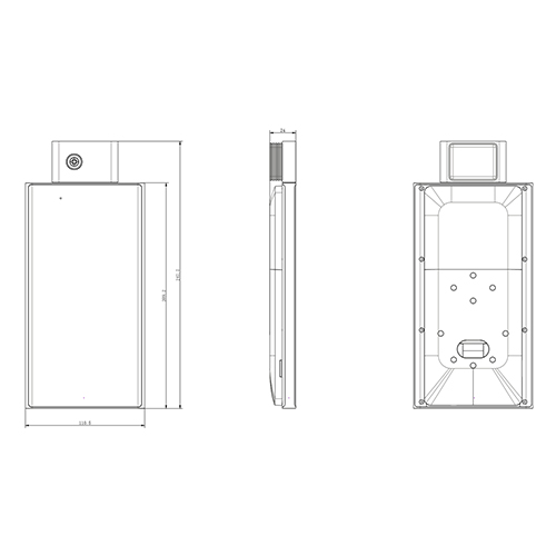 海康威視門禁一體機DS-K1T673系列測溫人臉門禁一體機