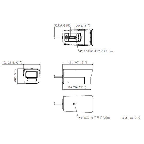 ?？低晹z像機(jī)DS-2CD5A45EFWDV3-IZ(S)400萬(wàn)星光智能筒型攝像機(jī)