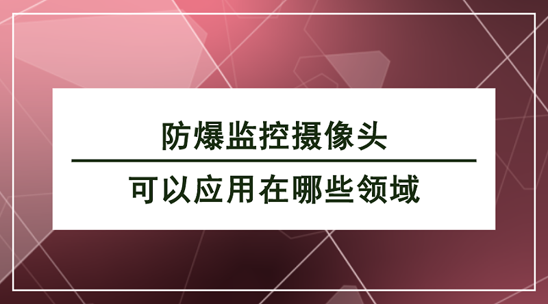 防爆監(jiān)控?cái)z像頭