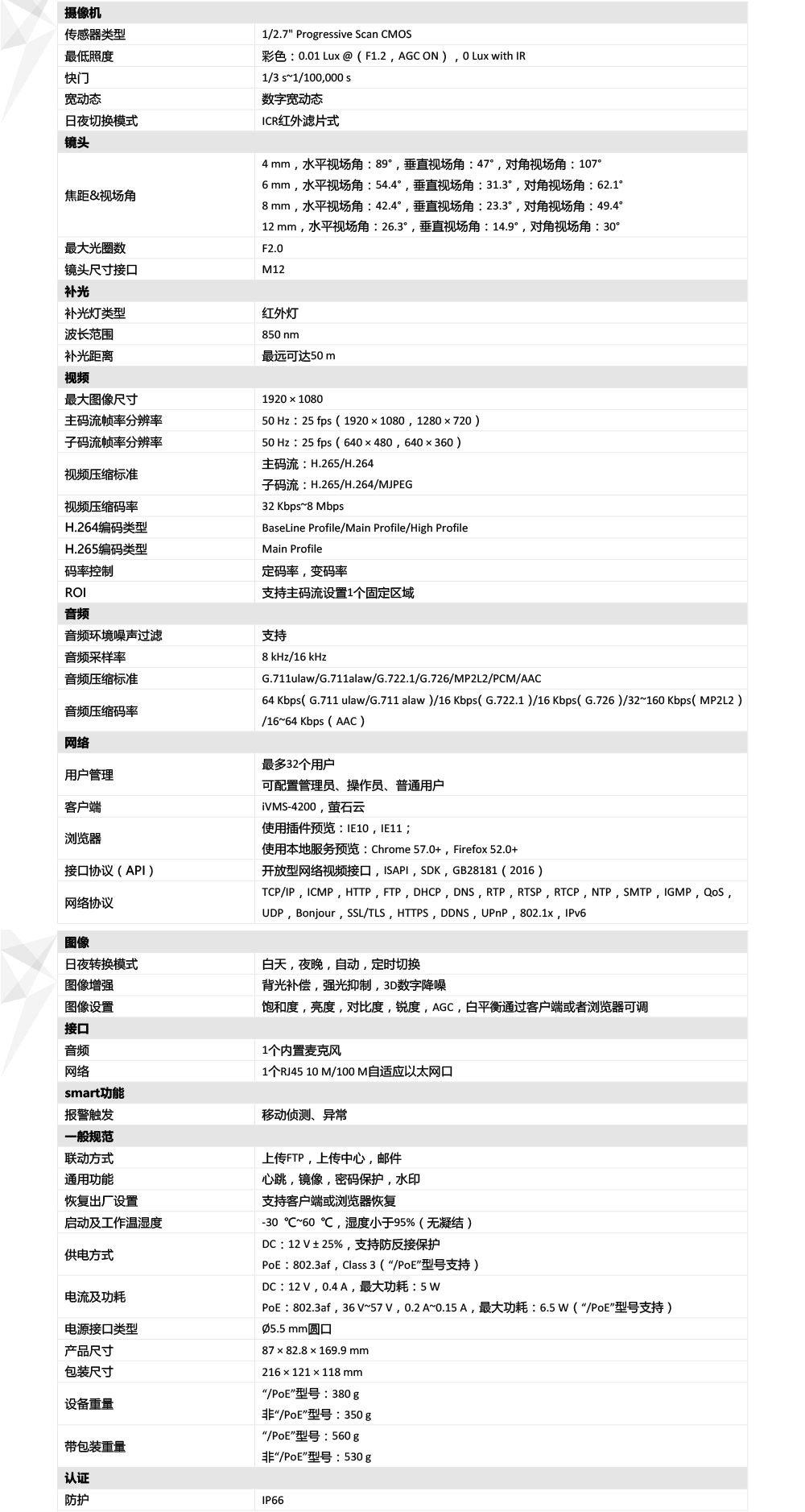 DS-IPC-B13HV2-IA(POE)