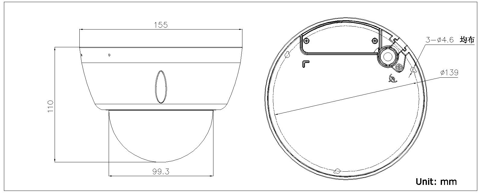 DS-2CD6755FWDV2-IS產(chǎn)品尺寸